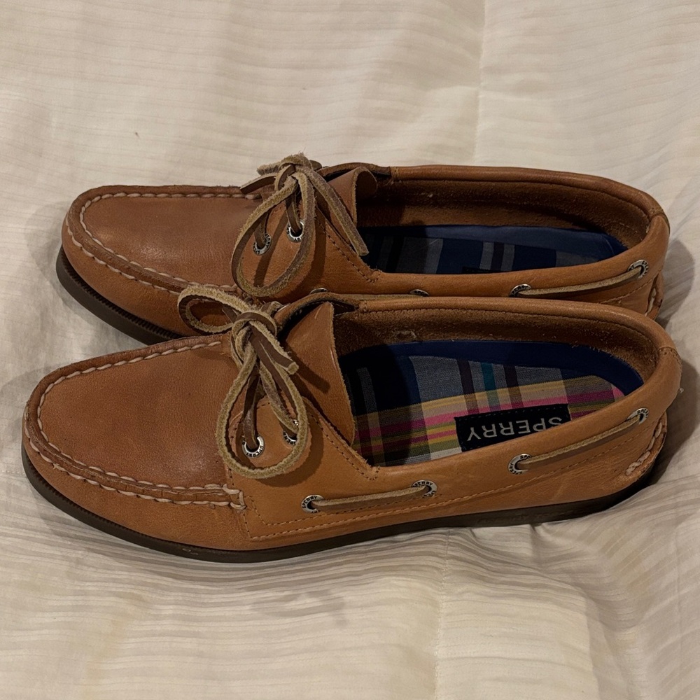 Sperry women’s 's Brown Leather Boat Shoes